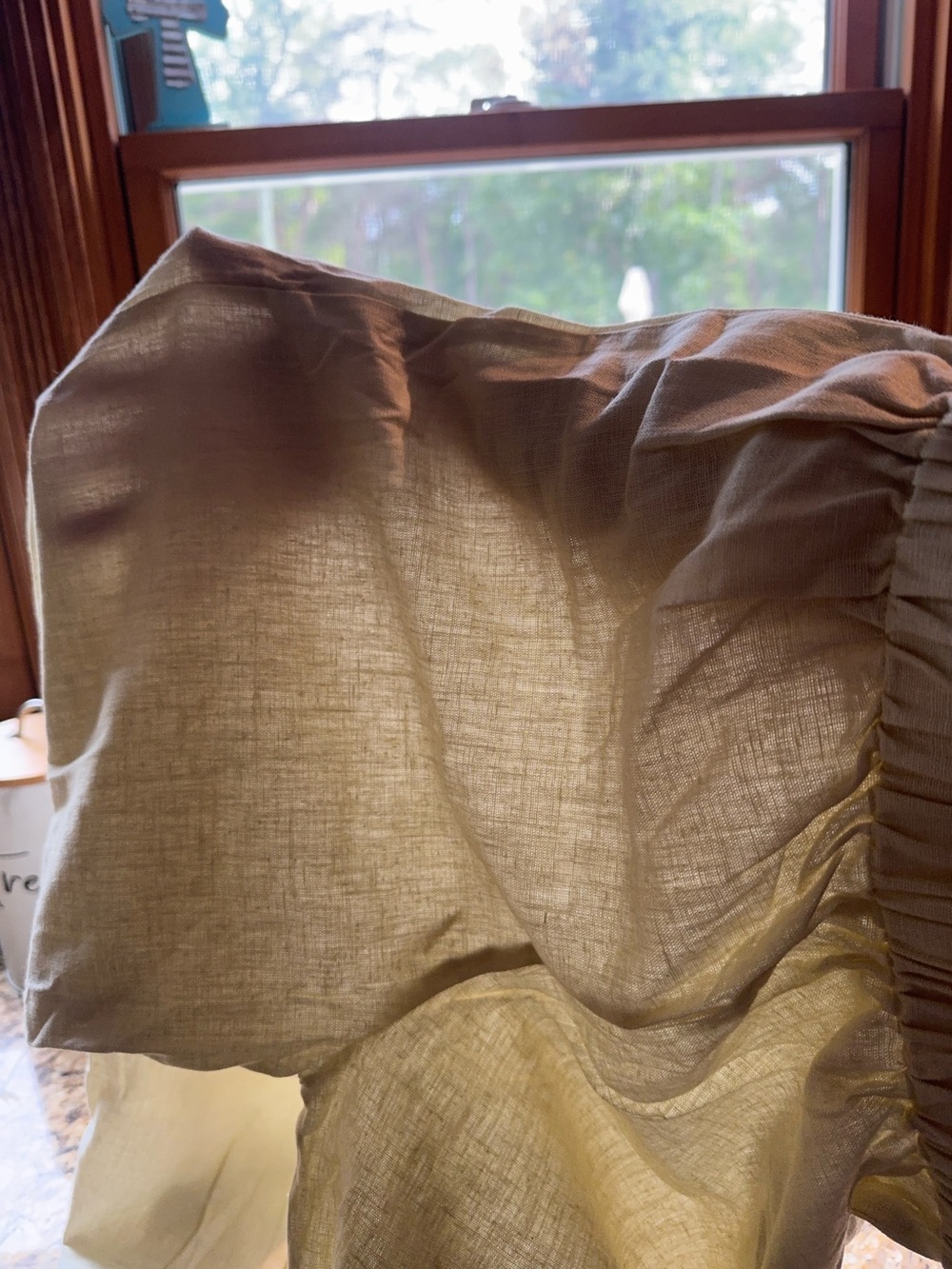 Emerson Fry Pull On Pant - Arctic Wolf Linen - Picture 8 of 9